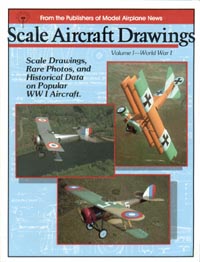 Scale Aircraft Drawings - WWI -  Vol I